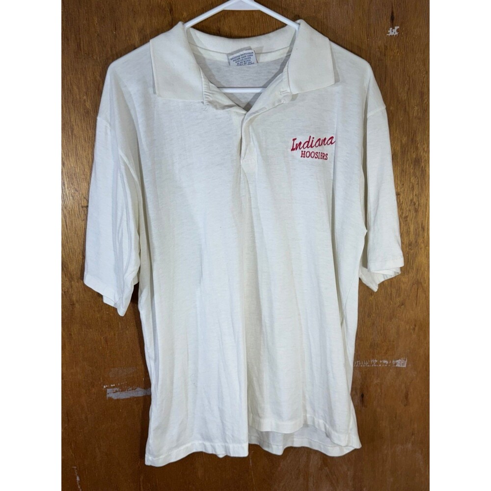 Vintage Indiana University IU Hoosiers Polo Shirt Dickies‎ XL USA